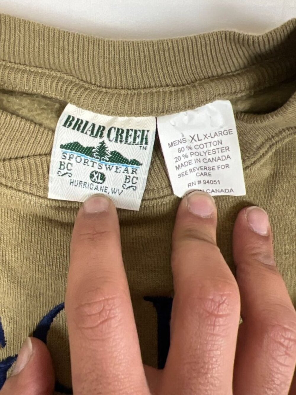 Vintage Briar Creek Men XL Brown Golf Championship Crewneck Sweatshirt - Picture 3 of 7